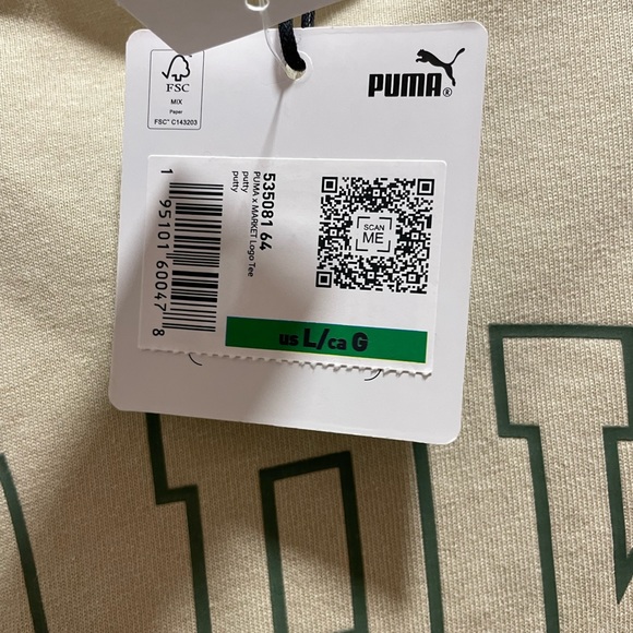 Uo x puma contrast market dead stock  tee - Picture 6 of 8
